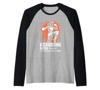 Kickboxing Mom Like A Normal Mom But Cooler Raglan Baseball Tee