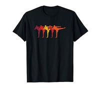 Kickboxing Retro Vintage T Shirt Kickboxer Gift Battle Tee T-Shirt