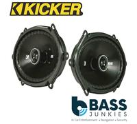 KICKER DSC680 6x8-Inch (160x200mm) Coaxial Speakers, 4-Ohm (Pair)