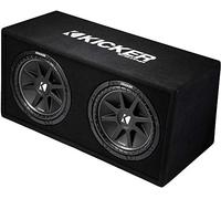 KICKER 43DC122 Dual Comp 12-inch Vented Subwoofer Enclosure 2-Ohm, RoHS Compliant