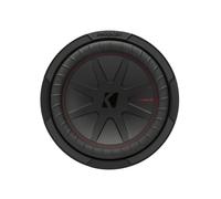 Kicker 48CWR104 Audio CompR 10" Subwoofer Dual Voice Coil 4 Ohm Black/Silver/Red