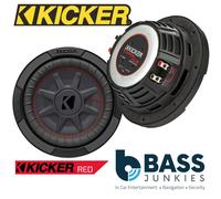 Kickers COMPRT 10" THIN PROFILE DUAL VOICE COIL SUBWOOFER - 2 OHM