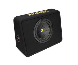Kicker 50TCWC102 Car Audio CompC 10 in. 2 Ohm 500W Thin Profile Loaded Enclosure