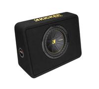 Kicker 50TCWC102 Sub 10 Inch CompC Thin Profile Loaded Subwoofer Enclosure 300w