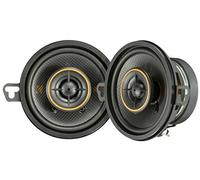 KICKER 51KSC3504 Coaxial Speaker System, Two-Way Design, One (1) Pair, 3.5" Polypropylene Woofer/Midrange, 13mm Silk Dome Tweeters, 50 Watts RMS, 100 Peak