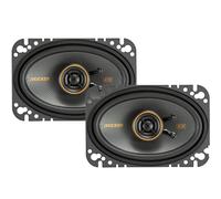 Kicker 51KSC4604 KS-Series 4x6 Coaxial Speakers with .5" tweeters, 4-Ohm, Pair