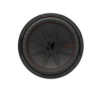 Kicker Car Audio CompR 12 in. Subwoofer Dual Voice Coil 4 Ohm 500 W Black AMP
