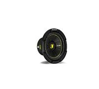 KICKER CompC 8"(20cm) Subwoofer|50CWCS84|SVC 4-ohm|400 Watts Peak|200 Watts RMS|Forced-Air Cooling|Increased Excursion|Car,Truck, SUV, UTV
