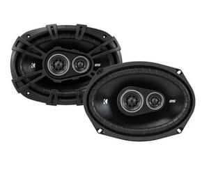 KICKER DS 6" x 9" Inch Car Van Audio 3 Way Triaxial Speaker System 90W RMS Pair