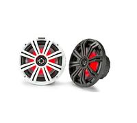 Kicker Km 8´´ Led Coaxial Speaker White,Grey 300W