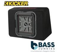 Kicker 46TL7T122 Sub 12 Inch L7T Subwoofer Thin Profile Loaded Enclosure 600w