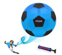 Kickerball - Curve and Swerve Soccer Ball/Football Toy - Kick Like The Pros, Great Gift for Boys and Girls - Perfect for Outdoor & Indoor Match or Game (Blue)