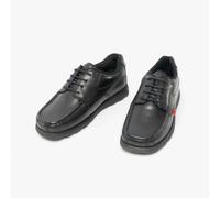 Infant Fragma Lace 4 Eyelet Leather Shoe 2