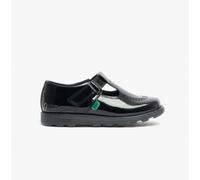 Kickers Infant Girls Fragma T-Bar School Shoes Black 5
