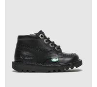 Kickers Black Hi Zip Toddler Boots UK 9 (EU 27)