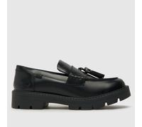 Kickers Black Kick Kori Tassel Loafer Girls Youth Shoes UK 5 (EU 38)