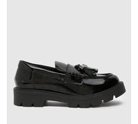 Kickers Black Kick Kori Tassel Loafers Girls Junior Shoes UK 2 (EU 34)