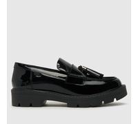 Kickers Black Kick Kori Tassle Loafer Girls Youth Shoes UK 5 (EU 38)