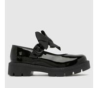 Kickers Black Kori Mary Jane Bow Girls Junior Shoes UK 1