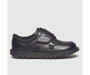 Kickers Black Scuff Lo Boys Toddler Shoes UK 12 (EU 30)