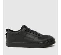 Kickers Black Tovni Lo Mix Mesh Boys Youth Shoes UK 4