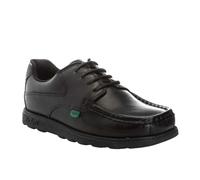 Kickers Boys Fragma Leather Lace Up School Shoes3 UK Child Black GT34077