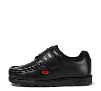 Kickers Boys Fragma Moc Toe Padded Strap Shoes Black UK C11 (29)