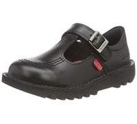 Kickers Boy's Girl's Kick T Vel School Uniform Shoe, Black, 9 UK Child