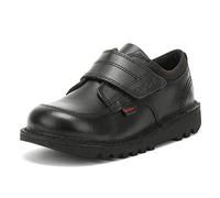 Kickers Boy's Kick LO Scuff Leather Shoe, Black, 6