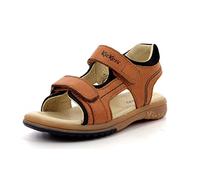 Kickers Boys Platino Open Toe Sandals, Brown (Camel 114), 1.5 UK
