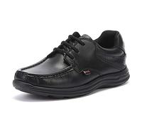 Kickers Kids' Leather Reasan Laced Shoes, Black
