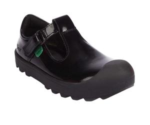 Kickers Childrens/Kids Plunk Coated Leather T-Bar School Sho GT6887