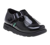 Kickers Fragma T-Bar Shoes Junior Girls - Black black C7 (25)