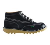 Kickers Childrens Unisex Kick Hi Core Ankle Kids Navy Boots - Blue Leather - Size UK 2