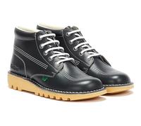 Kickers Mens Kick Hi Core Navy/Natural Leather Boots UK 7