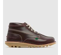 Kickers Classics Kick Hi Central Boots in Burgundy UK 8 (EU 42)