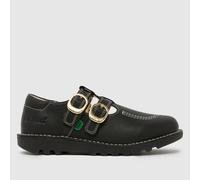 Kickers Classics T-Bar Goldie Flats in Black UK 7 (EU 41)