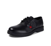 Kickers Men's Finley Lo Leather School Shoes, Black, 7 UK