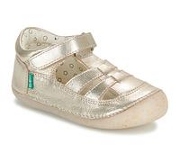 Kickers Flat sandals SUSHY in Gold 8.5 toddler