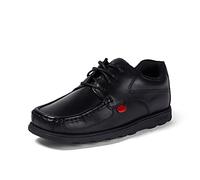 Kickers Junior Boys Fragma Lace Leather School Shoes Black 4
