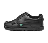 Kickers Junior Boys Fragma Lace Leather School Shoes Black 3
