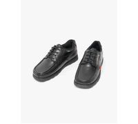 Kickers Junior Boys Fragma Lace Leather School Shoes Black 5