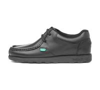 Kickers Junior Boys Fragma Lace Leather School Shoes Black 6