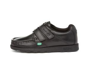 Kickers Fragma Strap Kids Moc Toe Shoes
