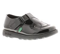 Kickers Fragma T-Bar Shoes Junior Girls - Black black C8 (26)