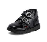 Kickers Infant Girl's Kick Hi Vel Bloom Ankle Boot, Black, 6 UK Child