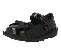 Kickers Girl's Kick Mary Jane Bow Mary Jane Shoe, Black, 7, UK