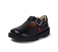 Kickers Kids' Kick T-Bar Shoes, Black Patent