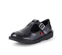 Kickers Kick T Patent Junior T-Bar Shoes