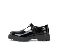 Kickers Girl's Kori T Bar T-Bar Shoe, Black, 2, UK